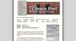 Desktop Screenshot of cornerpostrealestate.com